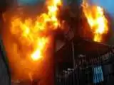زنده زنده سوختن 3 نفر در آتش سوزی مهیب یک خانه  -  در خرمشهر رخ داد
