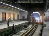 (فیلم) نحوه جالب قرار دادن واگن های مترو کرج در تونل