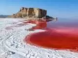 دریاچه ارومیه سرخ شد  -  ویدئو