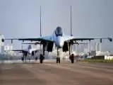 اسکورت هواپیماهای تهاجمی روسی توسط جنگنده سوخو   -  ویدئو