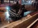 ویدیو  -  تصادف شدید خودروی سمند در اتوبان یادگار - حاوی تصاویر دلخراش