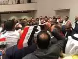 درگیری شدید فیزیکی نمایندگان عراقی در پارلمان + ویدئو