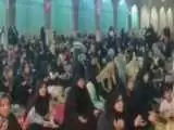 شب زنده داری مردم شوش در مرقد حضرت دانیال نبی (ع) برای رئیس جمهور و همراهانش  -  ویدئو
