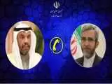 گفت وگوی تلفنی باقری و وزیر خارجه کویت
