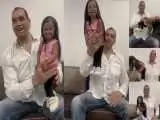 (فیلم) جنجال رفتار مرد غول پیکر با کوتاه ترین زن جهان