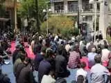 ویدیو  -  تصاویری از مراسم سوگواری دانشجویان امیرکبیر درپی شهادت ابراهیم رئیسی