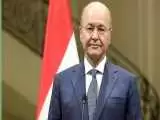 تسلیت (برهم صالح) رئیس جمهور سابق عراق به ایران