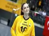 چهره جذاب (زهرا گونش) والیبالیست معروف ترکیه ای در اسپانیا