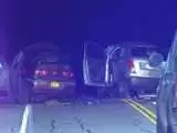 ویدیو  -  تصاویری از تصادف شدید 4 خودرو در آمریکا