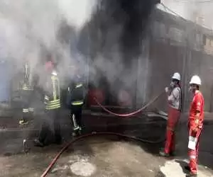 83 نفر در آتش سوزی کارخانه لاستیک سازی تهران سوختند + جزئیات