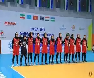 اولین مدال بین المللی تاریخ دختران والیبال