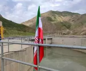 رهاسازی آب در کانال طرح آبرسانی به دریاچه ارومیه  -   ویدئو