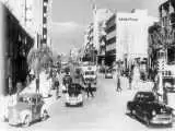 سفر به تهران قدیم؛ نمایی از خیابان سعدی تهران 68 سال پیش+عکس