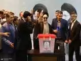 تصاویر - حضور سید محمد خاتمی در مرحله دوم انتخابات ریاست جمهوری