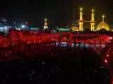 ویدیو  -  حال و هوای بین الحرمین در مراسم تعویض پرچم حرم امام حسین (ع) بر علیه السلام