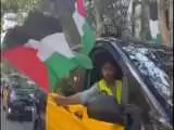 راهپیمایی خودرویی در اسپانیا به حمایت از مردم غزه  -  ویدئو