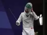 ویدیو  -   لحظه شکست علی پاکدامن برابر حریف کره ای و حذف از مسابقات انفرادی شمشیربازی المپیک