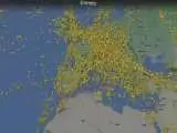 (فیلم) ترافیک هوایی آسمان اروپا در جریان افتتاحیه المپیک پاریس