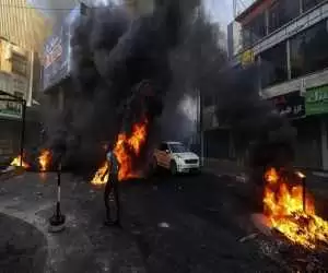 ویدیو  -  لحظه حمله پهپاد اسرائیلی به جنون جنین؛ شهادت 4 فلسطینی