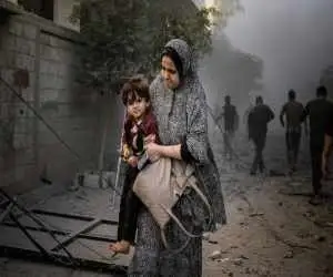 فشار سنگین گرسنگی بر کودکان غزه - ببینید