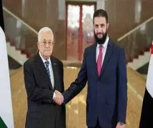 حمایت الجولانی از آتش بس فوری در غزه در دیدار با محمود عباس