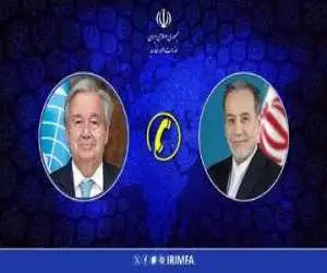 گلایه عراقچی از گفتار و رفتار متناقض مقام های آمریکا در تماس تلفنی با گوترش