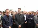 تصویر  -  وزیر ورزش در مراسم تشییع اسطوره ملوان