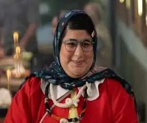 گریم و پوشش سخت این خانم در یک سریال جدید