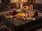 ته چین مرغ و انار ؛ قرمزِ اصیل شب چله