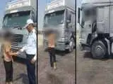 ویدیو  -  نوجوان 17 ساله پشت فرمان کامیون!