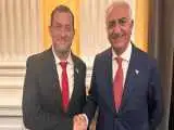 رضا پهلوی با یوسی داگان دیدار کرد + تصویر  -  دیدار بی سابقه ربع پهلوی با مقام اسرائیلی