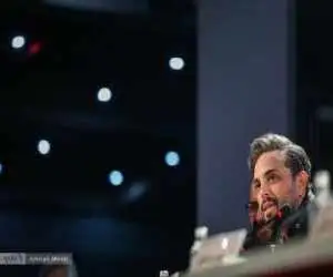 تصاویر  -  از بغض و ناراحتی تا ماجرای کاهش وزن آقای بازیگر؛ فتوکال و جلسه خبری فیلم سینمایی (پل) در جشنواره فجر