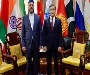 غریب آبادی با دبیرکل سازمان همکاری شانگهای دیدار کرد
