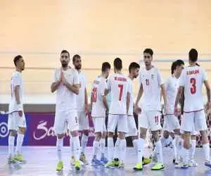 تصویر  -  ستاره های ایران در مراسم قهرمانی جام ملت های فوتسال آسیا