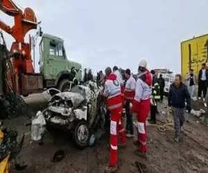 تصادف زنجیره ای مرگبار در این محور -  آمار فوتی ها