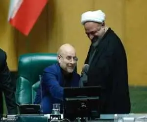 ویدیو  -  کنایۀ قالیباف به رسایی: من پیک جنابعالی هستم!