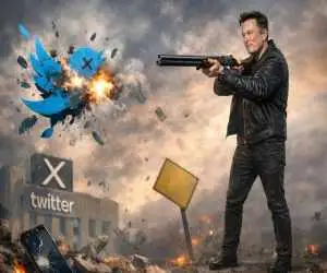 پرنده ای که ایلان ماسک شکارش کرد