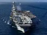 تصویر  -  آخرین موقعیت ناو جرالد فورد آمریکا که در راه خاورمیانه است!