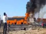 ویدیو  -  برخورد زنجیره ای خودروها در یزد سه کشته بر جا گذاشت