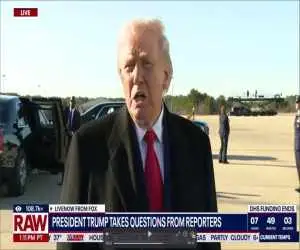 ویدیو  -  ترامپ: هیچکس نمی داند در ایران رژیم چنج می شود یا نه!