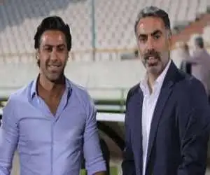 تصویر  -  وقتی فرهاد مجیدی و محمود فکری باهم رفیق بودند!