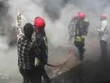 ویدیو  -  تلاش آتش نشانان برای اطفای آتش سوزی پاساژ ارغوان در اندیشه