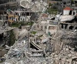 ویدیو  -  تصویری از حمله اسرائیل به شهر سیکسیکیه در جنوب لبنان
