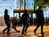 ویدیو  -  درگیری هواداران پاری سن ژرمن با پلیس پس از صعود به فینال لیگ قهرمانان