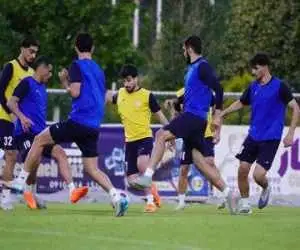 تمرین پرفشار تیم ملی قبل از پرواز به ترکیه