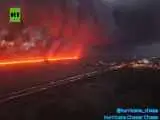 ویدیو  -  پیشروی آتش سوزی بزرگ به سمت بزرگراهی در ایالت فلوریدا