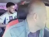 ویدیو  -  لحظه خلع سلاح خلافکار فراری توسط راننده تاکسی