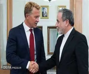 ویدیو  -  دیدار معاون وزیر خارجه نروژ با وزیر امور خارجه ایران