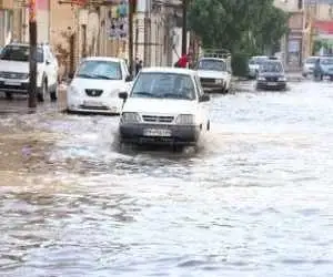 شدید شدن رگبار و جاری شدن سیلاب در 4 استان
