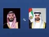 گفتگوی ولیعهد عربستان با رئیس امارات درمورد جنگ در منطقه